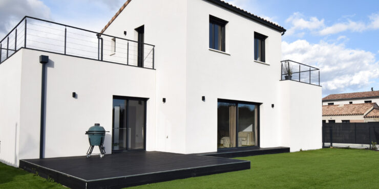 Villa neuve avec piscine, garage   3 chambres   Quartier Serres